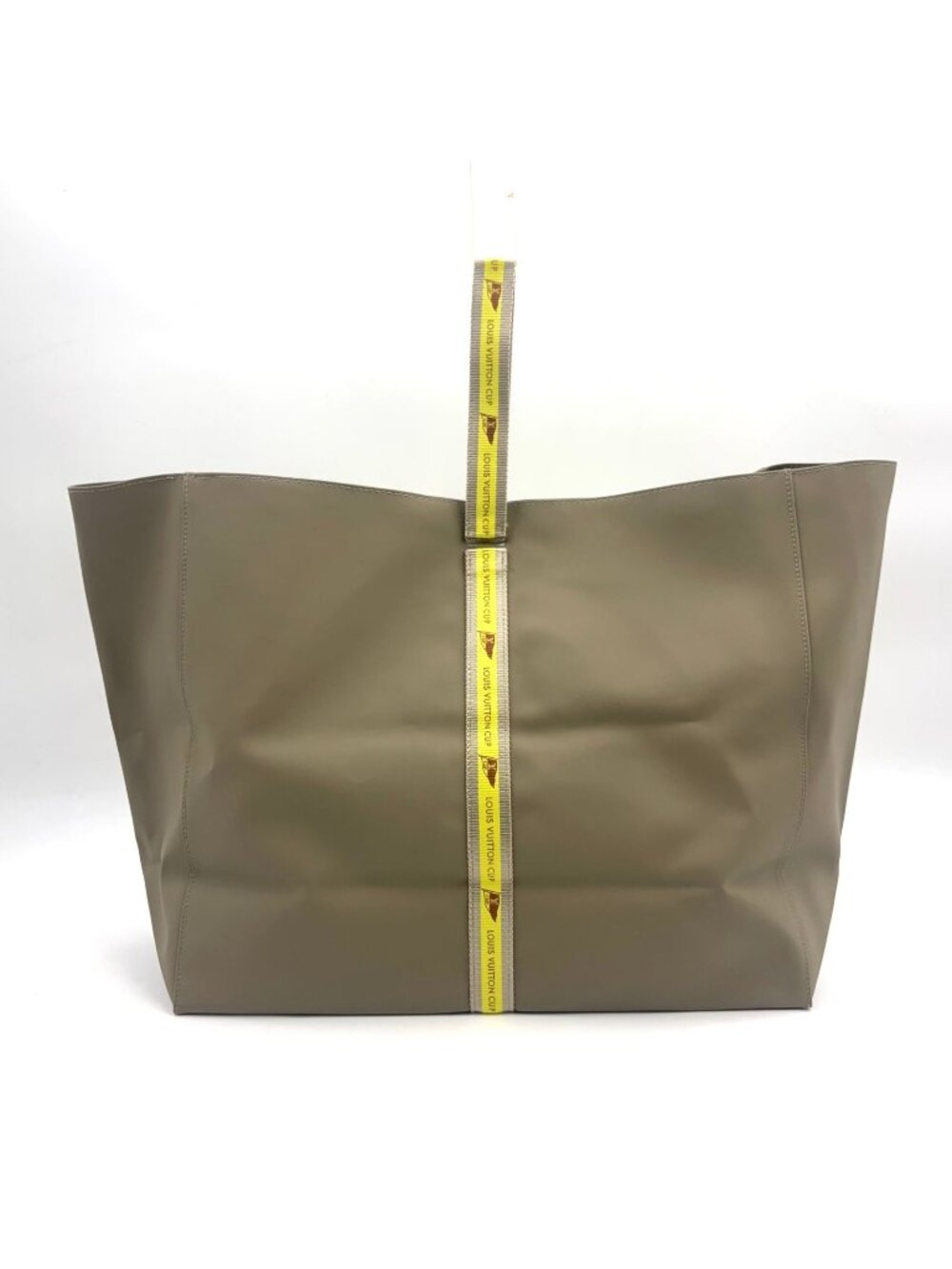Louis Vuitton LV Cup Exclusive Nylon Polyurethane Gray Beige Tote Bag